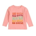 thumbnail image 4 of ESHOO Little Sister Big Sister Matching Outfits Toddler Girls Cotton T-shirt Tops Newborn Baby Romper, 4 of 8