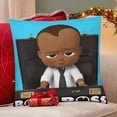thumbnail image 4 of Bebé Jefe: Niño Africano Fundas de almohada de terciopelo con tema, regalos de funda de almohada, decoración para el hogar, cojín de lanzar, regalo de cumpleaños para fans y parejas. 50cm x 50cm., 4 of 6
