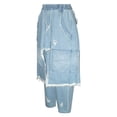 thumbnail image 4 of WILLBEST Jeans Mujer Pantalones Vaqueros Desgastados y Rotos para Mujer, de Cintura Alta, Holgados, de Mezclilla Lavada, Informales, Cómodos, para Uso Diario. Mediana, 4 of 6