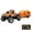 Orange, variant on JingChun Mini RC Monster Truck - Monster Truck with Lights, Rechargeable Remote Control Semi Truck with Trailer, Mini Rc Alloy Monster Truck, Adjustable Speed/Steering
