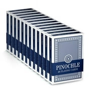 Brybelly Holdings GCAR-102-12 12 Blue Decks of Pinochle Playing Cards