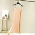 thumbnail image 2 of BUIGTTKLOP Nightgown for Women Sleeveless Spaghetti Strap Pajamas Dress V Neck Knee Length Nightshirts Soft Loungewear, 2 of 6
