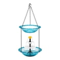 thumbnail image 2 of Colgante comedero para pájaros con energía solar y fuente de agua para baño de aves, decoración exterior para jardín, patio y traspatio, adorno 3 en 1 para alimentar, beber y bañar aves., 2 of 6