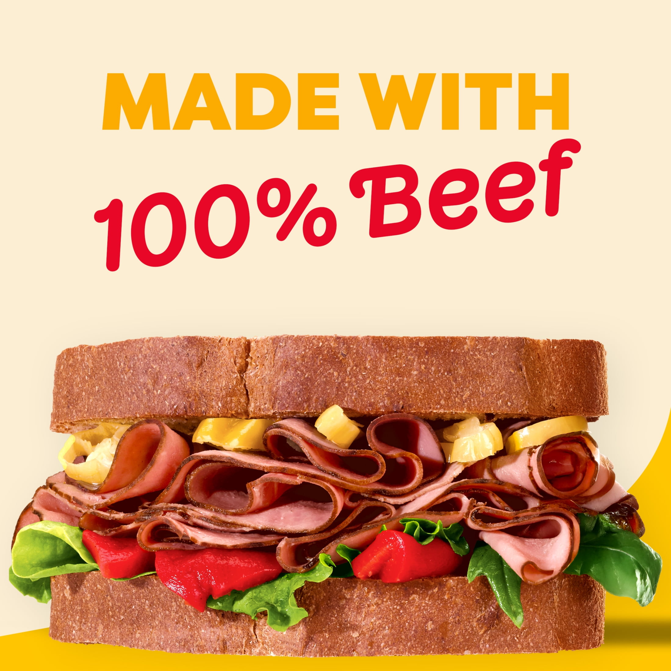 Oscar Mayer Deli Fresh Slow Roasted Roast Beef Deli Lunch Meat, 7 oz Package