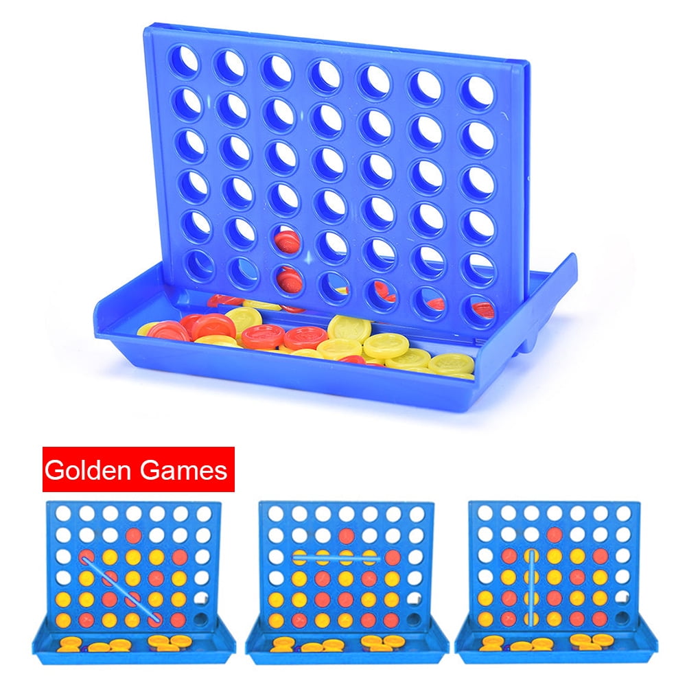 Connect Four In A Row 4 In A Line Board Game Kids Children Fun Educational Toy 