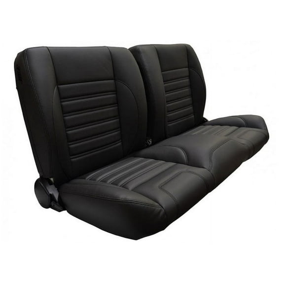 Brothers Trucks QSBNH59BLACK Split-Bench Seat - Sport - Black/Black Stitching