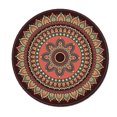 thumbnail image 1 of Mouse Pad Computer Mat Game Carpet Laptop Mousepad Vintage Round Anti Slip 20cm Diameter 2mm Thickness Computer Peripheral Accessories, 1 of 5