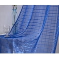 thumbnail image 2 of RT Designers Collection Wanda Box Voile Light Filtering One Grommet Curtain Panel 54" x 90" Neon blue, 2 of 6