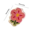 thumbnail image 3 of Ovzne Adorably Crafted Floral Inspired Super Absorbent Hand Towel For Kitchen And Bathroom Use Complete With A Convenient Hanging Loop On Clearance, 3 of 6