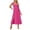 Black, variant on WERYOUNG Women's Summer Dresses Solid Color Sleeveless Scoop Neck High Cut Cami Dress Club Party Soft Breathable Sundress