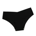 thumbnail image 3 of HVOBTTY Women's Stretch Comfortable Stretch Brief Mid Waist Seamless Butt Lifting Breathable Panties Black, S, 3 of 5
