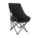 thumbnail image 2 of Silla de pesca de campamento plegable sin deslizamiento con silla de de almacenamiento Negro, 2 of 8