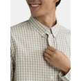 thumbnail image 4 of George Men's and Big Men’s Button Down Poplin Shirt with Long Sleeves, Sizes S-3XL, 4 of 5