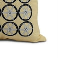 thumbnail image 2 of Simply Daisy, 18 x 18 inch, Nautical Geo Square, Geometric Print Pillow, Yellow, 2 of 2