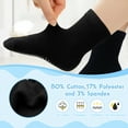 thumbnail image 4 of VGMiu 12 Pack Toddler Socks with Grips Non Slip Baby Socks for 1-7 Years Boys Girls Cotton Crew Socks Black, 4 of 7