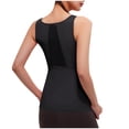 thumbnail image 5 of Fengqque Womens Sleeveless Round Neck Basic Slim Fit Tank Top Back Mesh Hollow Yoga Womens Camisole Black L(L), 5 of 9