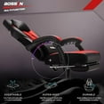 BOSSIN Gaming Chair with Footrest and Massage 400lb Weight Capacity