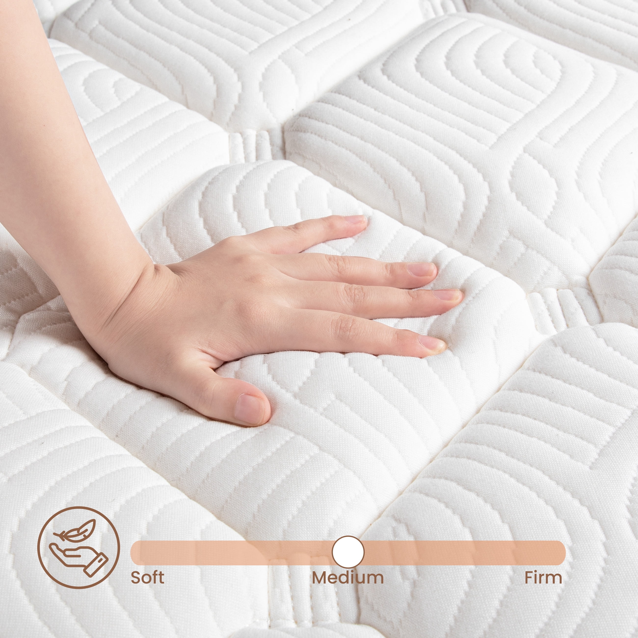 Twin Mattress, Babo Care 12 Inch Hybrid Mattress with Cooling-Gel Memory Foam and Individually Pocket Innerspring , Twin Bed Mattress in a Box, CertiPUR-US Certified, Medium Twin Size Mattress