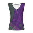 thumbnail image 4 of Wycnly Tank Top for Women Summer Tops Plus Size Button up Slim Knitted Ribbed Tank Tops Casual Ethnic Style Print Sleeveless T Shirts Girls Sleeveless Shirt, 4 of 5