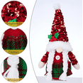 thumbnail image 3 of Elfo de Navidad sin rostro, muñeco de peluche de lentejuelas hecho a mano, adorno de gnomo para decoración del hogar Adepaton CPB-SSW38-2, 3 of 5