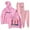 Pink, variant on Coco Jones Why Not More Tour Hoodie Jogger Pants Two Piece Set Sweatshirts Sweatpants Men Women's Set