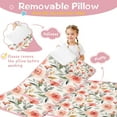 thumbnail image 3 of Pioneer Flower Floral Print Pattern Toddler Nap Mats for Kids Preschool,Sleeping Mat Bag or Kids,Toddler Sleeping Bag,Toddler Nap Mat or Daycare, 3 of 6