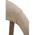 thumbnail image 5 of Whiteoak Solid Wood & Linen Counter Stool, 25.5-inch Seat Height, 5 of 5