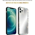 thumbnail image 4 of for iPhone 13 pro max Mirror Case for Women with Bling Rhinestone, Stick on Mirror for Phone Case,Mirror Phone Cover That Can Be Used for Outdoor Makeup for Girl(Glitter Diamond Mirror), 4 of 7
