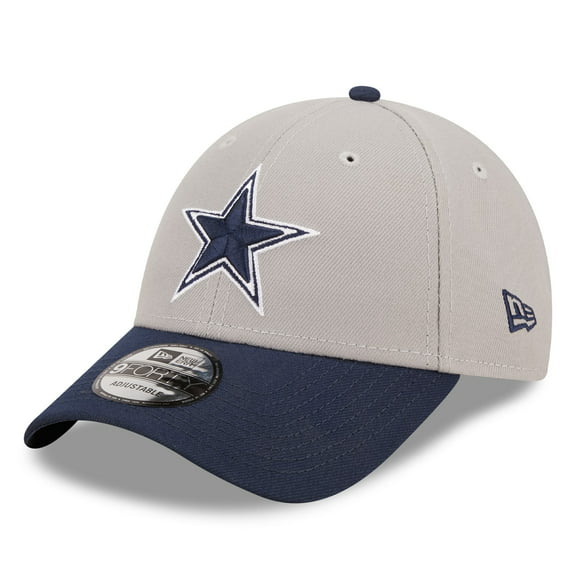 Men's New Era Gray/Navy Dallas Cowboys The League 2Tone 9FORTY Adjustable Hat - OSFA