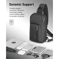 thumbnail image 4 of MARK RYDEN Mochila Impermeable con Compartimento para Tablet de 11 Pulgadas, Mochila Ligera Cruzada para el Pecho, 4 of 9
