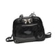 thumbnail image 5 of Mochila Ita Bag de piel sintética con ventana transparente para mujer, ideal para fiestas y regalos de cumpleaños. Negro, 5 of 9