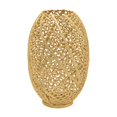 thumbnail image 1 of Plutus Brands PBTH93982 Metal Pierced Vase, Gold, 1 of 1