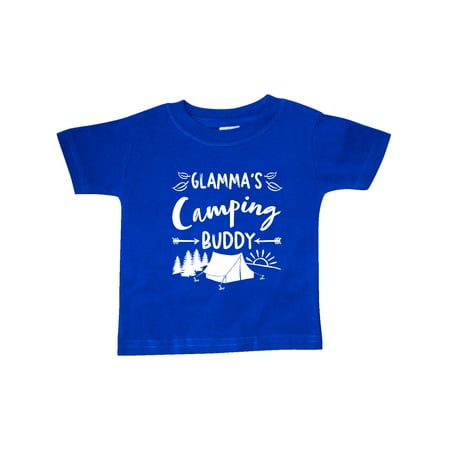 

Inktastic Glammas Camping Buddy Gift Baby Boy or Baby Girl T-Shirt