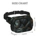 thumbnail image 4 of Disketp Full Moon Black Dragon Riñonera de Doble Capa, Bolsa de Cintura Ajustable para Viajes, Correr y Senderismo, Riñonera Ligera para Hombre y Mujer, 4 of 9