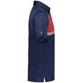 thumbnail image 4 of Holloway Sportswear M Prism Bold Polo Navy/Scarlet 222576, 4 of 5