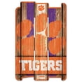thumbnail image 1 of Wincraft NCAA Clemson Tigers SignWood Fence Style, Team Color, 11x17, 1 of 1