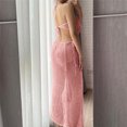 thumbnail image 4 of Conjunto de falda de punto para mujer Estilo de niña picante Traje de falda larga de verano Traje de vacaciones FLhrweasw Nuevo, 4 of 9