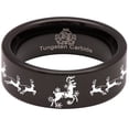thumbnail image 5 of Reindeer Tungsten Carbide Ring, 5 of 9