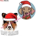 thumbnail image 2 of Three Ratels-pegatinas de pared navideñas para el hogar, calcomanía para el ordenador portátil, accesorios de baño, M719, 2 of 4