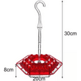 thumbnail image 6 of Shirem Hummingbird Feeder, Hanging Ant and Bee Proof with Perch and Built-in Ant Moat, 30 Feeder Ports, Easy to Clean and Refill, 6 of 6