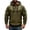 S2308-Army Green, variant on Oversized Cargo Hoodies for Men Quarter Zip Pullover Raglan Long Sleeve Drawstring Athletic Hiking Work Sweatshirts with Multi Pockets XXXL