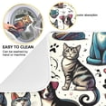 thumbnail image 2 of Cat and Dog Paw Dish Drying Mat 16x18 Absorbent Microfiber Draining Rack Pad for Kitchen Counter Sink, 2 of 8