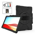 thumbnail image 2 of XYX Case for 13 inch Microsoft Surface Pro X 13 inch 2021/2020/2019 with 360 Degree Rotating, Hand Strap, Shoulder Strap, Black, 2 of 7
