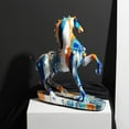 thumbnail image 1 of de caballos modernas Escultura de resina coleccionable Escultura artística Artesanía Sala de Accesorio de decoración de gab BLESIY animales caballo estatuilla, 1 of 8