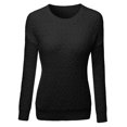 thumbnail image 1 of FashionOutfit Women's Sheepskin Effect Drop Shoulder Knit Sweater, 1 of 3