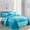 Scuba Blue, variant on Home Soft Things 4 Piece Supersoft Microplush Bedspread Set - Oatmeal - Oversized Queen (110" x 120")