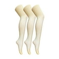 thumbnail image 1 of 3 Pair Multipack Womens Coloured Opaque 80 Denier Tights | Sock Snob | Plain Block Colour Tights, 1 of 2