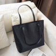 thumbnail image 3 of RO Bolso de mano para mujer, bolso de mano de gran capacidad tejido elegante a la moda, bolso de hombro Sincero Electrónica, 3 of 4