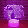 thumbnail image 7 of Elephant 3D Night Light for Kids 3D Lamp with 16 Colors Changing Remote Control Elephant Toys 10 9 3 5 2 8 1 7 6 4 Year Old Girls Women Baby Boys Gifts, 7 of 7