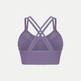 thumbnail image 5 of High Impact Sport Bra for Women Wireless Mesh Underwear Criss-Cross Back Stretchy Athletic Outfies, 5 of 5